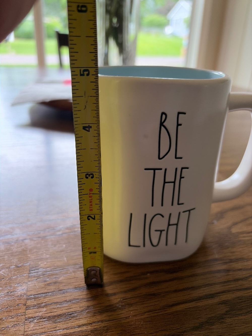 Rae Dunn BE THE LIGHT Stoneware Mug LN